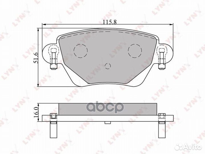 Колодки тормозные дисковые зад ford Mondeo