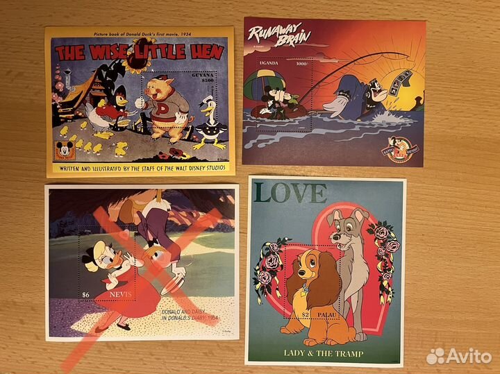 Марки дисней