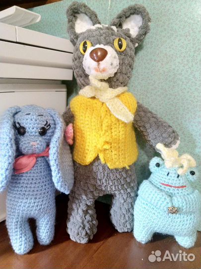 Вязаные игрушки ручной работы