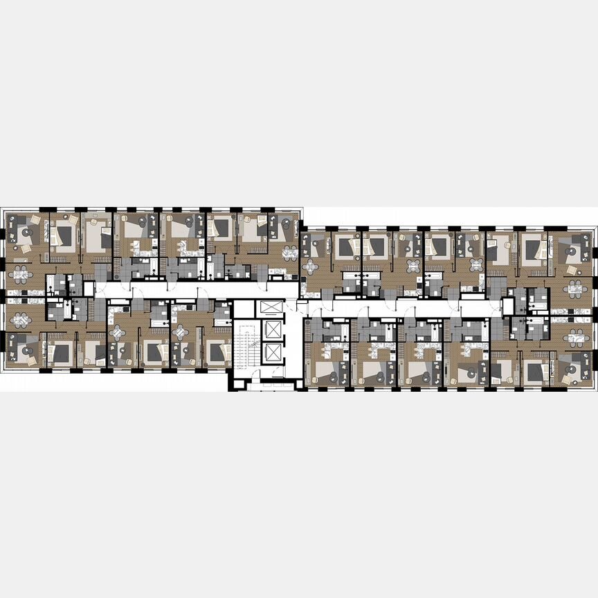 3-к. апартаменты, 75,7 м², 1/23 эт.