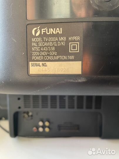 Телевизор funai tv-2000a mk8 бу