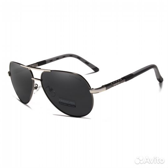 Солнцезащитные очки kingseven Aviator Gray/Black