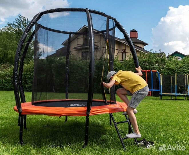 Батут с сеткой