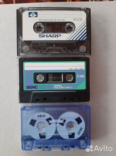 Аудиокассеты maxell, akai и т.д
