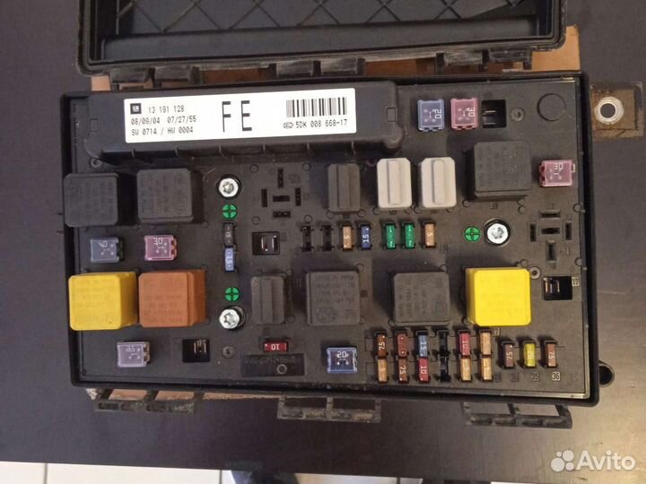 Блок предохранителей Опель Астра h