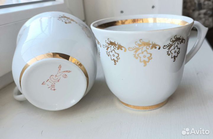 Чайные чашки Дулево СССР