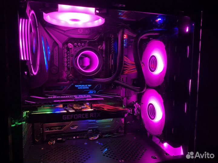Игровой пк asus ROG Z270/RTX 3050/i7-7700K/M.2 512