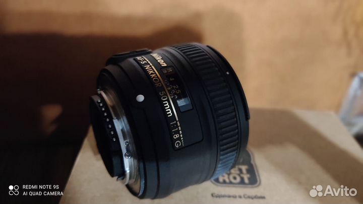 Объектив Nikon 50mm f/1.8G AF-S