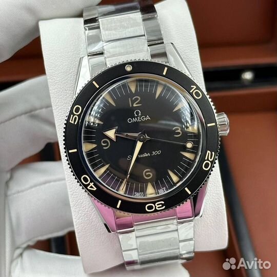 Часы Omega Seamaster 300 чёрные