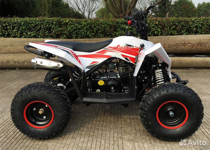 Детский квадроцикл Motax gekkon 90cc бело-красный