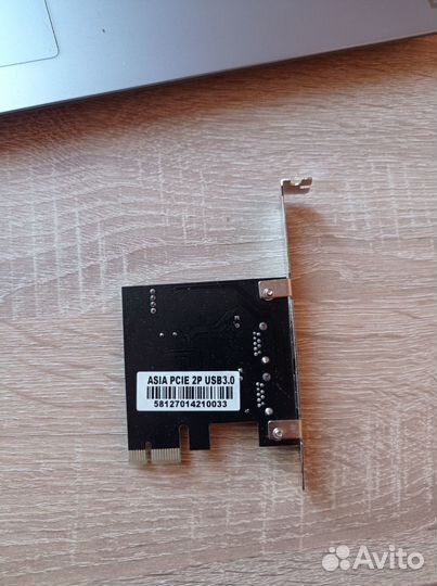 2x USB 3.0 Ext PCI-E адаптер asia