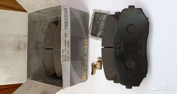 Тормозные колодки передние мазда сх-9 2017-2022