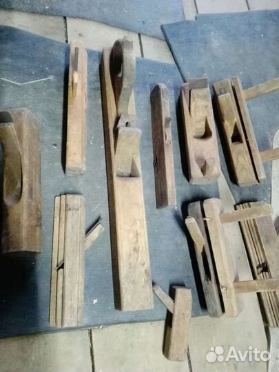 Рубанки старинные 10шт