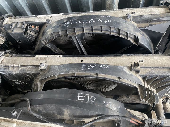 Кассета радиатора BMW E90