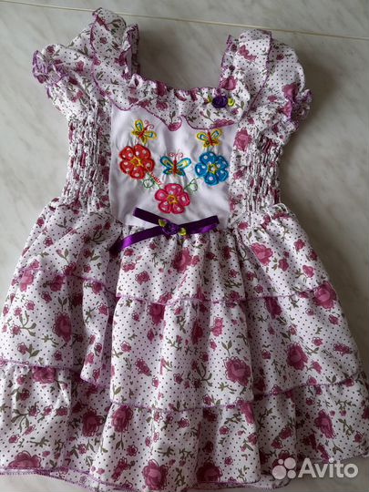 Платье для девочки пакетом
