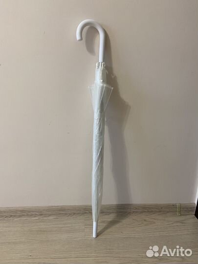 Зонт трость прозрачный