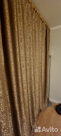 Шторы и покрывало бу
