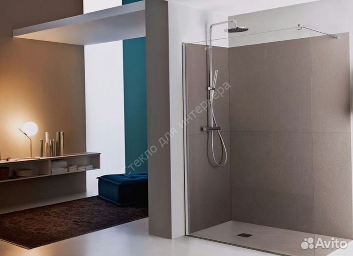 Стеклянные душевые перегородки