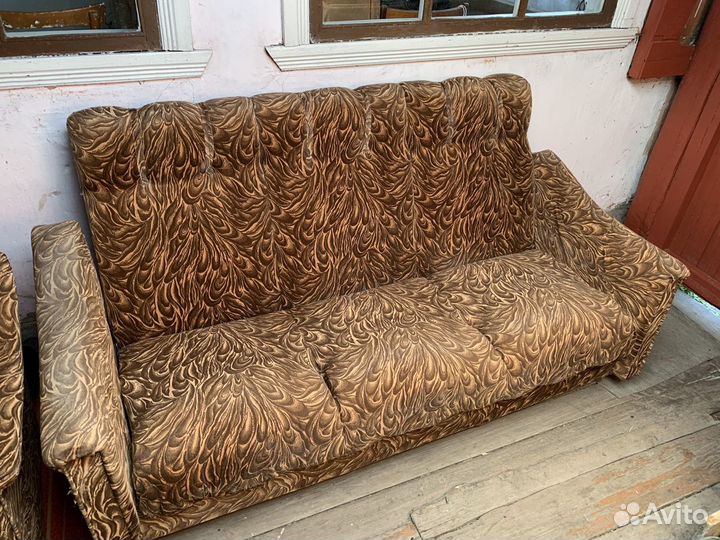 Диван и 2 кресла