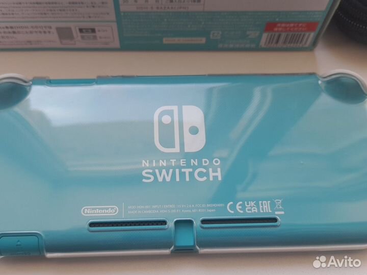 Nintendo switch Lite 32gb+64gb microsd,чехол