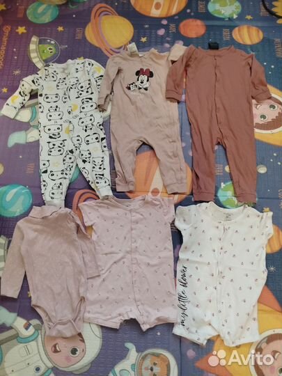 Одежда на девочку 80 86 пакетом