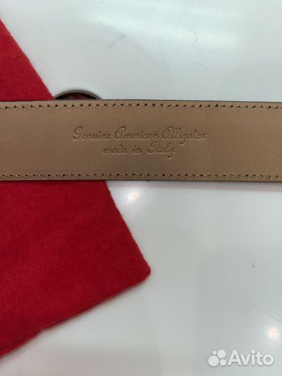 Брючный ремень кожа аллигатора Bally оригинал