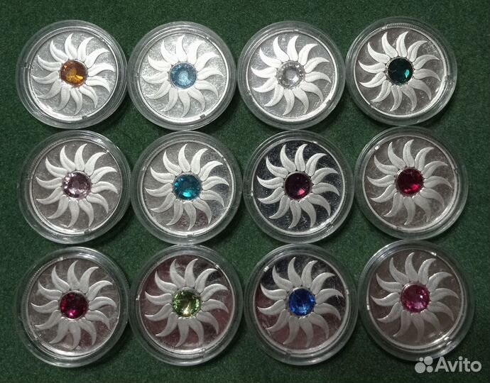 Монеты Канада 2011 Камни рождения Серебро