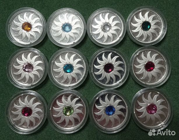 Монеты Канада 2011 Камни рождения Серебро