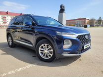 Hyundai Santa Fe 2.2 AT, 2020, 123 200 км, с пробегом, цена 3 400 000 руб.