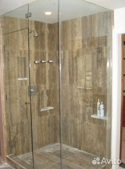 Перегородка в душ из стекла