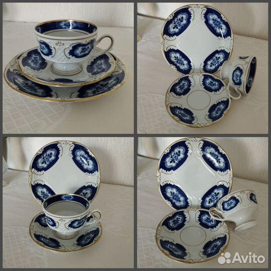 Чайное трио фарфор