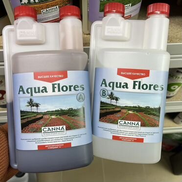 Удобрение Canna Aqua Flores A+B 1л
