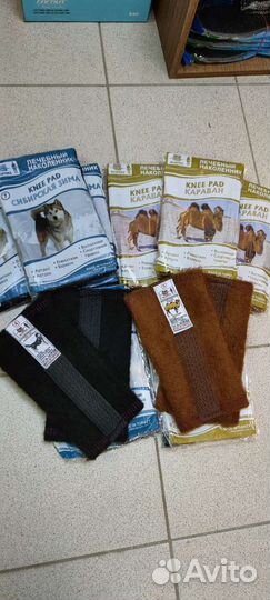 Наколенники из собачьей и верблюжьей шерсти