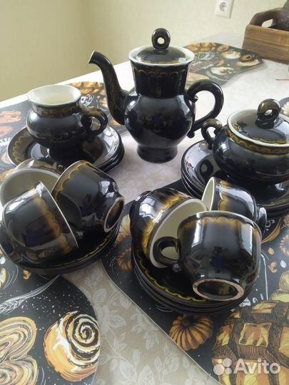 Сервиз чайно кофейный новый