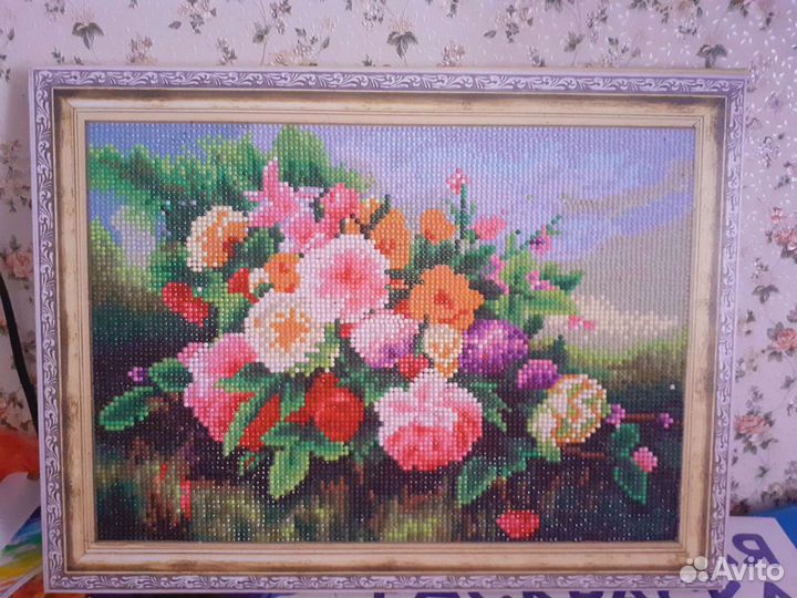 Картина (алмазная мозайка) на подрамнике