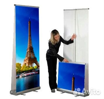 Ролл Ап (Roll Up) двойной, мобильный стенд 200*85