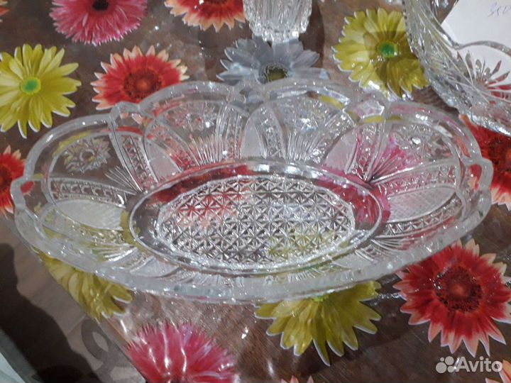 Вазы хрустальные