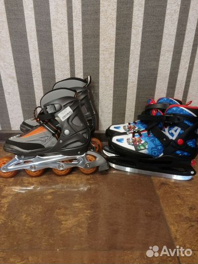 Коньки и ролики трансформеры