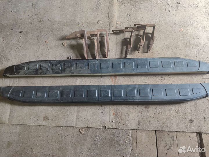 Подножки пороги на киа соренто 1