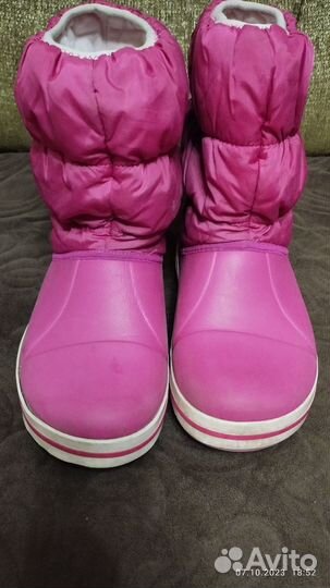 Сапоги crocs для девочки, р. 35
