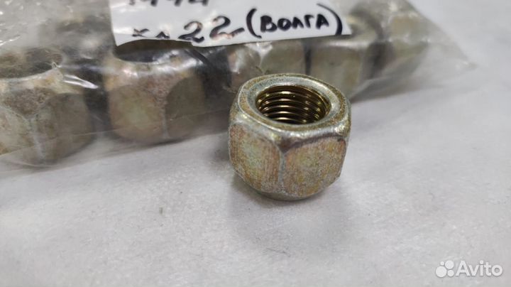 Гайка колесная М14х1.5 под ключ 22 Волга, Соболь