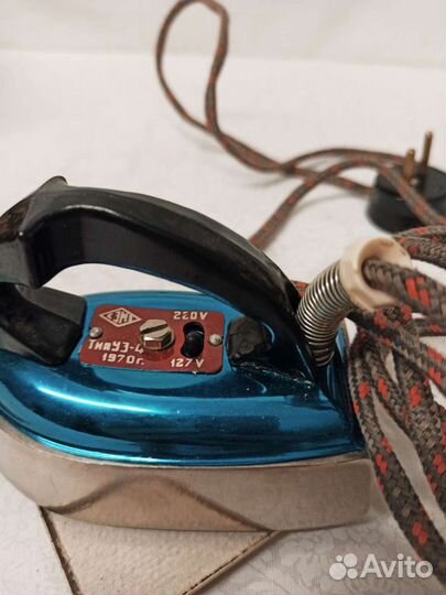 Утюг дорожный, раритет, типа уэ-4