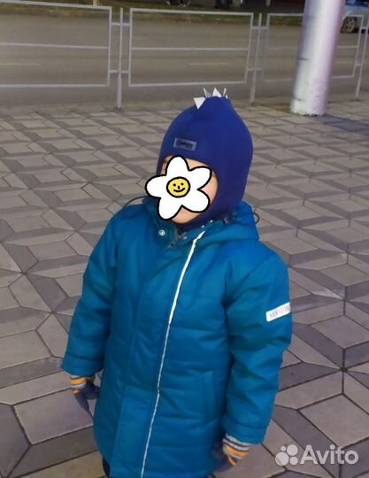 Шапка шлем детская