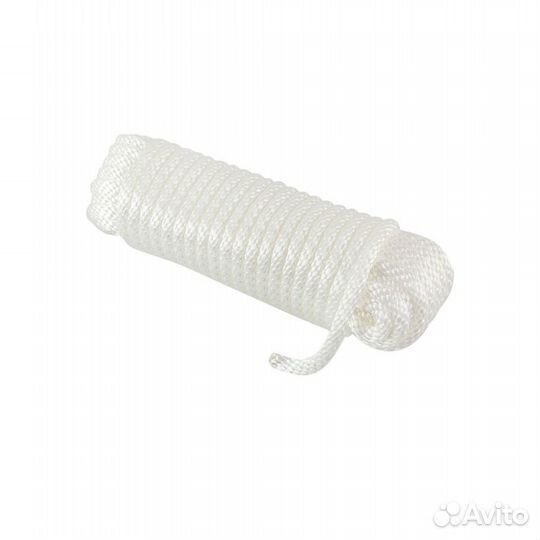 Веревка сплошного плетения d10мм, L15м белый