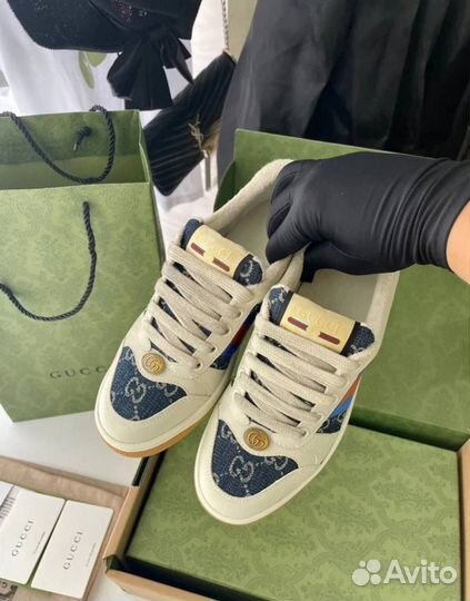 Кеды женские Gucci премиум