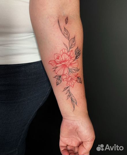 Тату мастер - Модель на большую тату