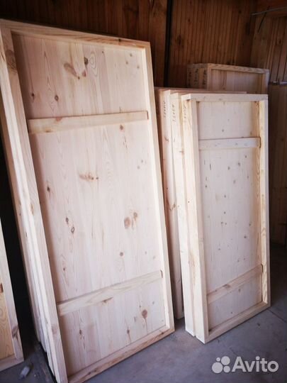 Двери для бани из массива с коробкой банная