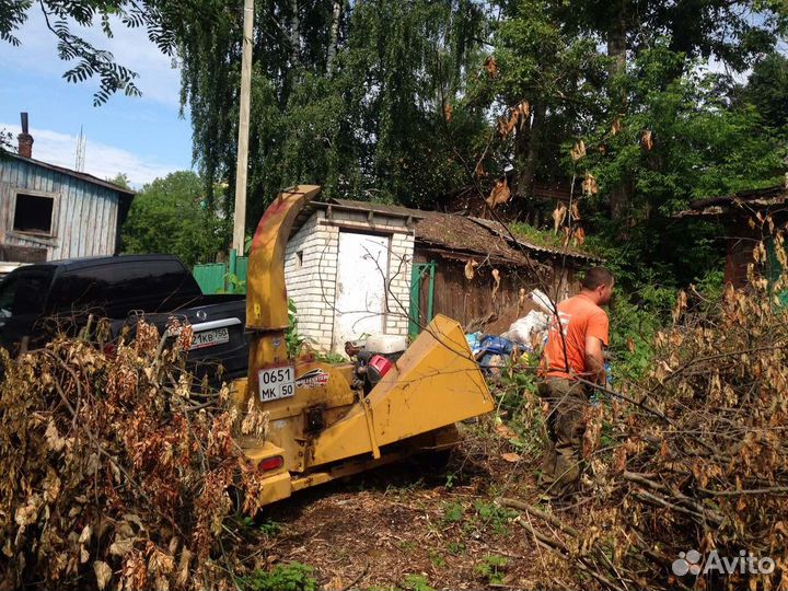 Аренда измельчителя веток и пней