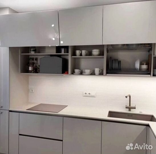 Современная кухня на заказ мдф фасады