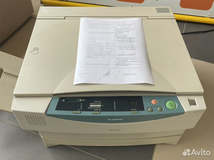 Копир лазерный canon PC860